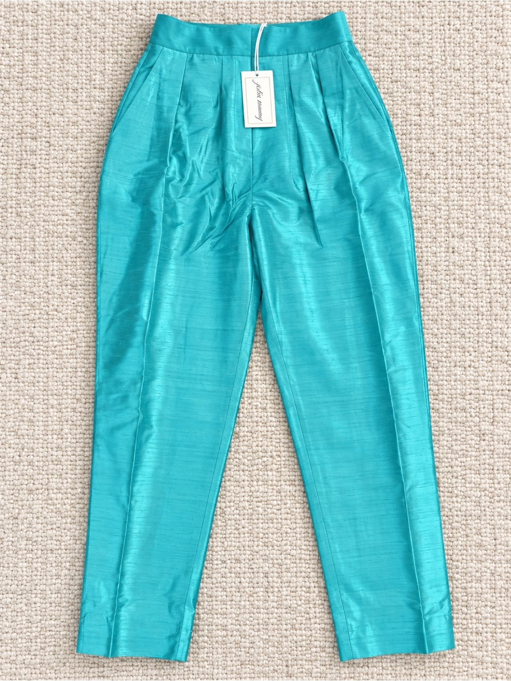 NWT! Julia Amory silk trousers women’s small